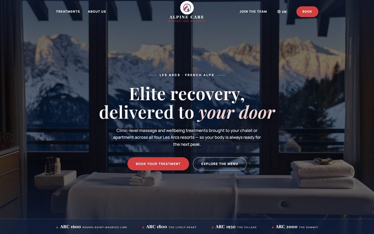 Alpine Care live website