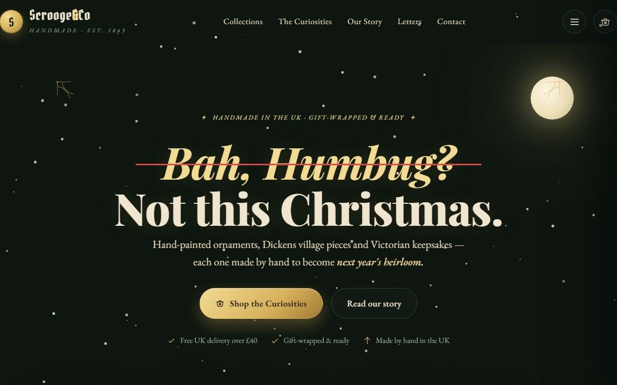 Scrooge & Co live website