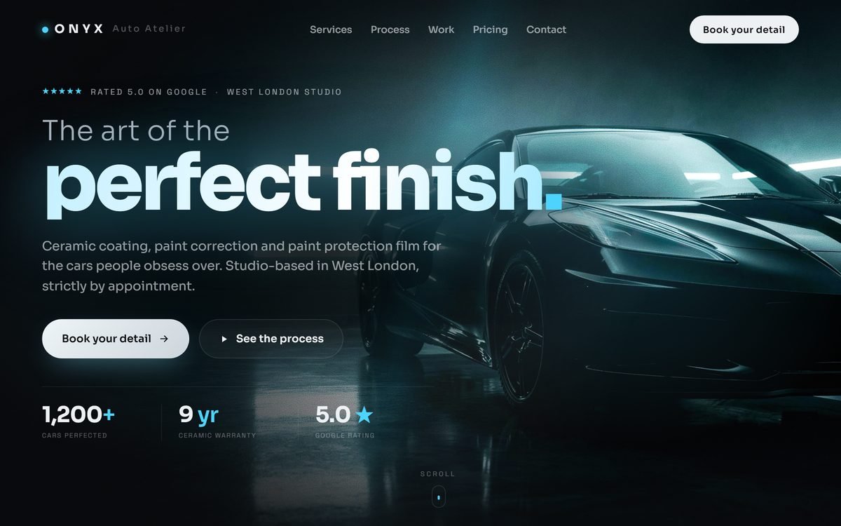 ONYX Auto Atelier concept build by Pixel Heaven